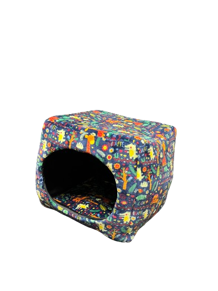 Casa Cama GRANDE para mascotas Lavable, comfortable, y calientita (36 x 36 cm)