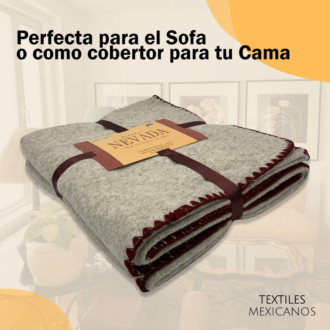 Paquete Doble Nevada + Frazada Margareth — Calidez superior, diseño atemporal y lujo para tu hogar