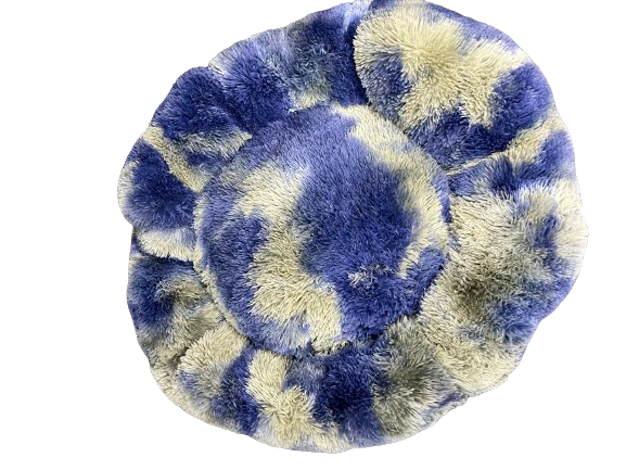 Cama EXTRA GRANDE ANTIESTRÉS peluche largo para mascotas cómoda, fácil de lavar y transportable (90 x 90 cm)