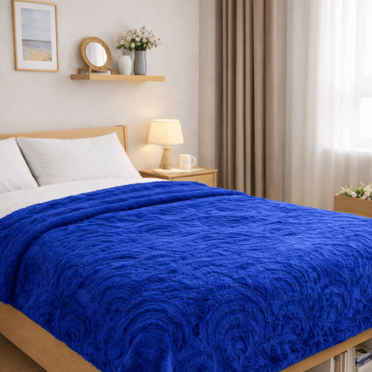 Frazada Flannel Ligera Extra Suave 2.40 x 2.30 m | Ideal para Cama Matrimonial y Queen