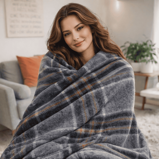 Frazada Premium “Cataluña” 1.60 x 2.00 m | Calidez Natural y Elegancia Atemporal