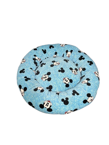 Cama MEDIANA ANTIESTRÉS lisa afelpada para mascotas cómoda, fácil de lavar y transportable (58 x 58 cm)