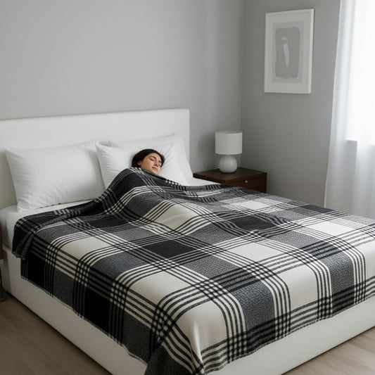 Frazada "Montreal" de Lana Virgen 1.60 x 2.20 mts