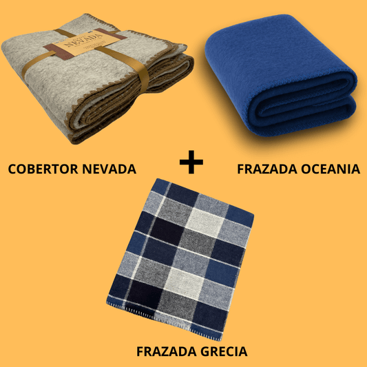 Paquete Premium · Nevada + Oceanía + Grecia — La armonía perfecta entre estilo, calidez y diseño
