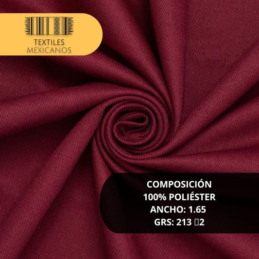 Tela Sarga Paladín 100% Poliéster | Resistente, Durable y Versátil (Ancho 1.65 m | 213 g/m²)