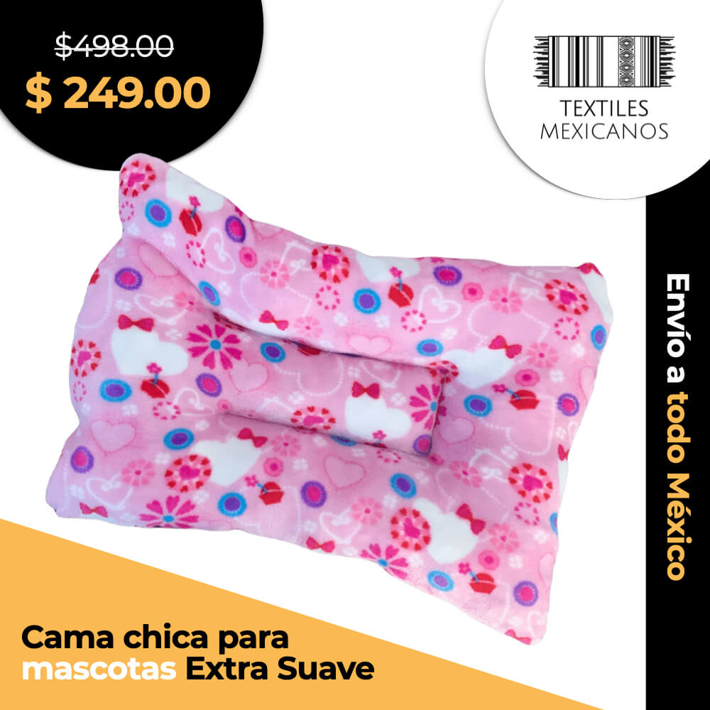 Cama CHICA afelpada para mascotas Extra comfort