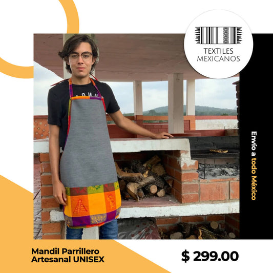 Mandil Parrillero Artesanal UNISEX