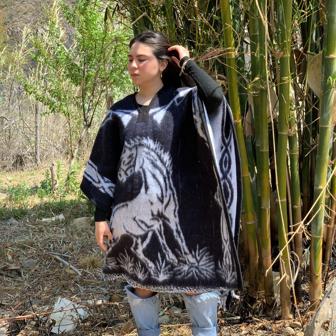 Gabán Artesanal México Doble Vista UNISEX