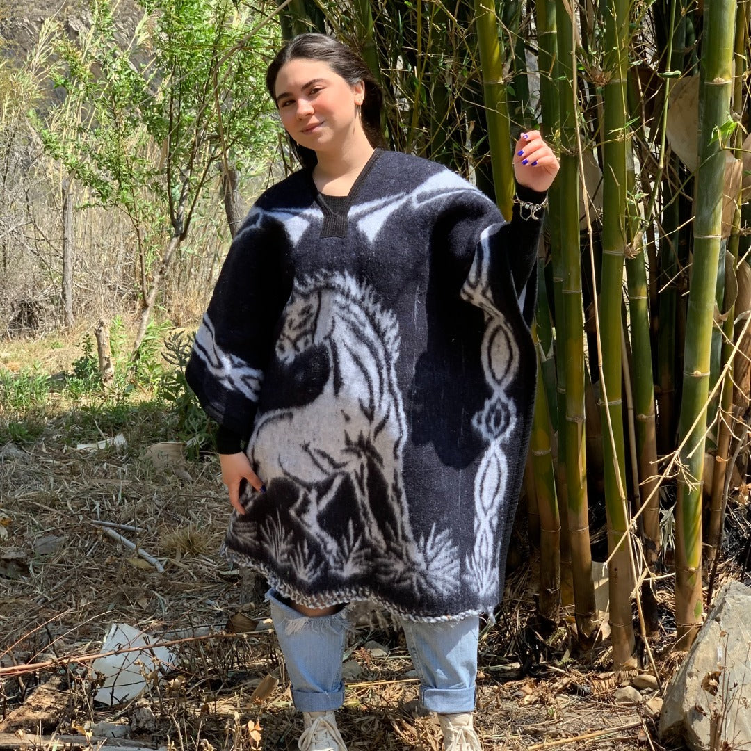 Gabán Artesanal México Doble Vista UNISEX