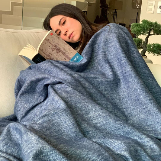 Frazada Margareth · 70% Lana · 1.60 x 2.00 mts — Elegancia que se siente