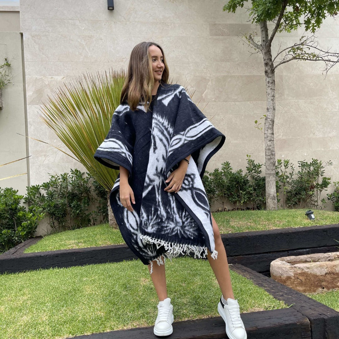 Gabán Artesanal México Doble Vista UNISEX
