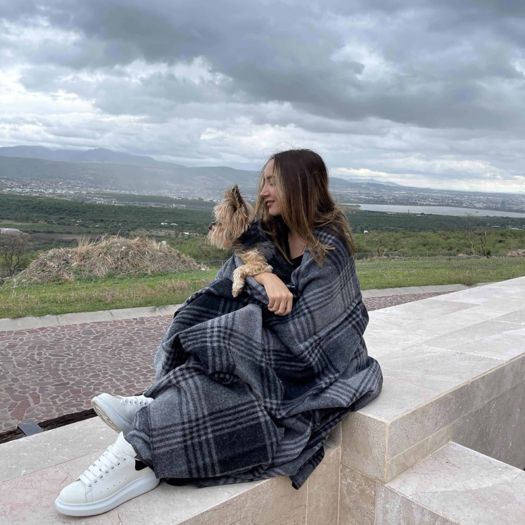 Frazada "Montreal" de Lana Virgen 1.60 x 2.20 mts