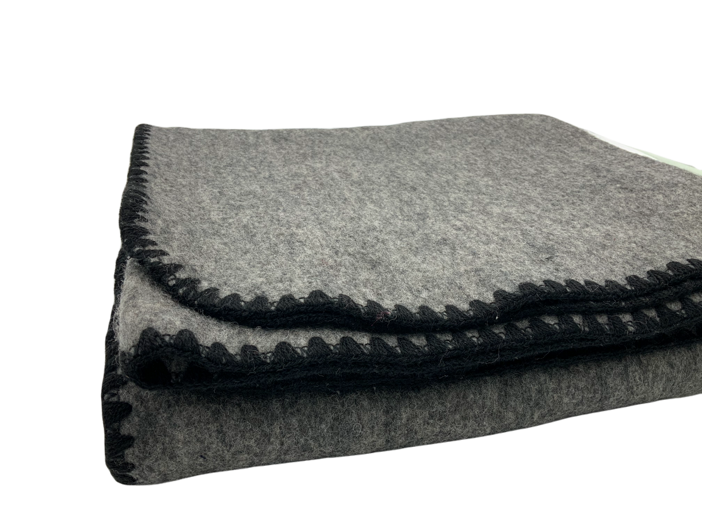 Cobertor “Syberia” de Lana color Negro (1.60 x 2.00 mts.)