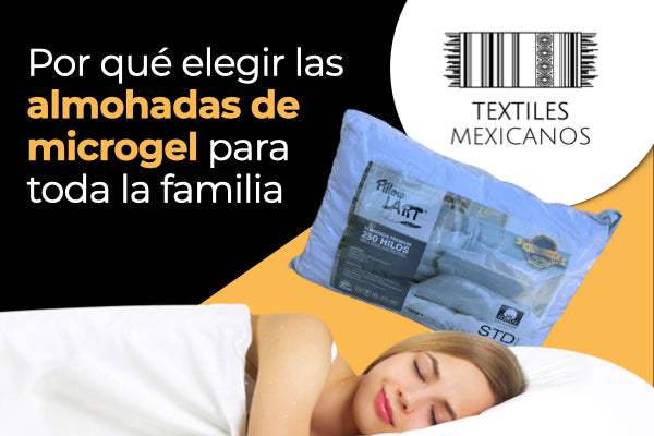Por qué elegir las almohadas de microgel para toda la familia