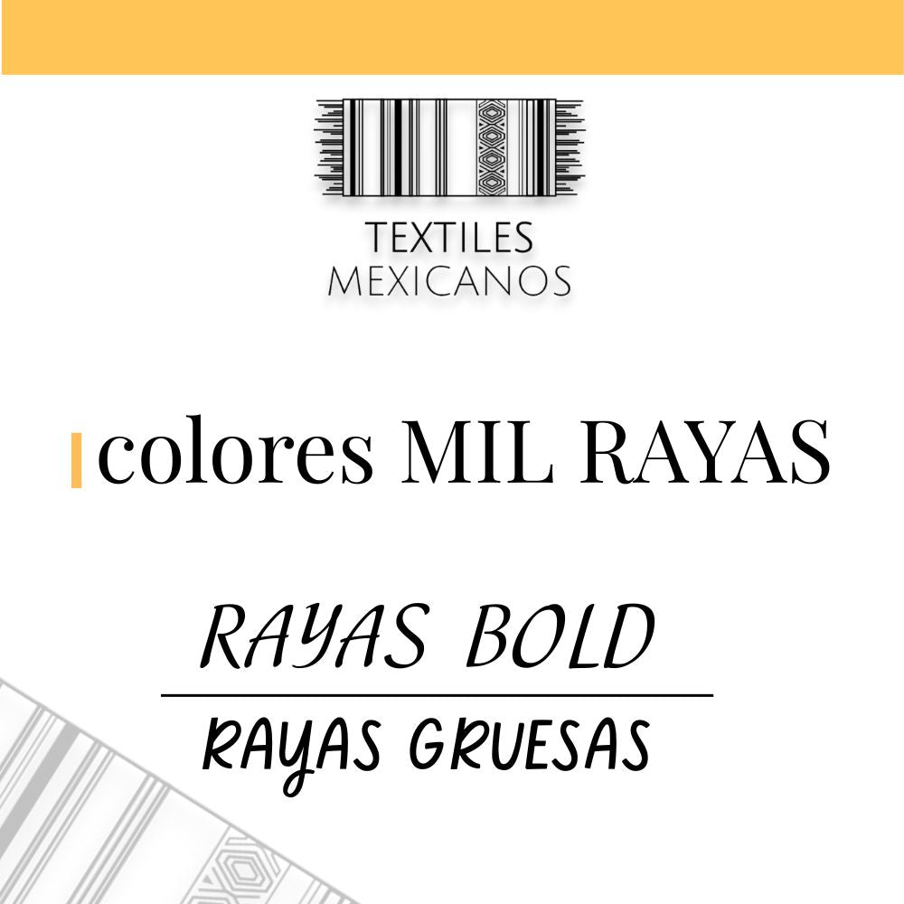 Tela Mil Rayas 100% Poliéster | Ligera, Resistente y Versátil (Ancho 1.50 m | 122 g/m²)