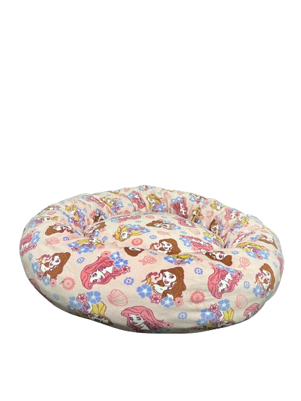 Cama EXTRA GRANDE ANTIESTRÉS lisa afelpada para mascotas cómoda, fácil de lavar y transportable (87 x 87 cm)