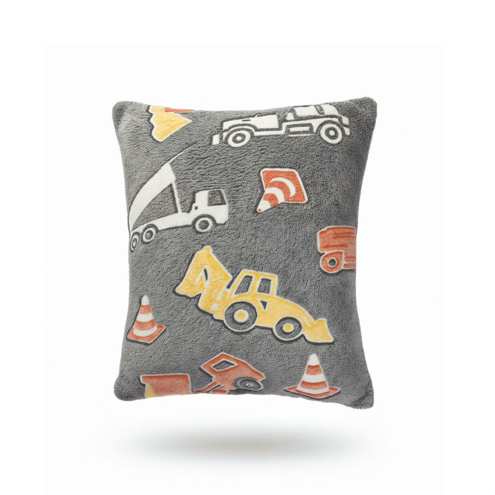 Almohada Infantil Brilla en la Oscuridad 55 x 34.5 cm | Súper Suave, Ergonómica y Confortable