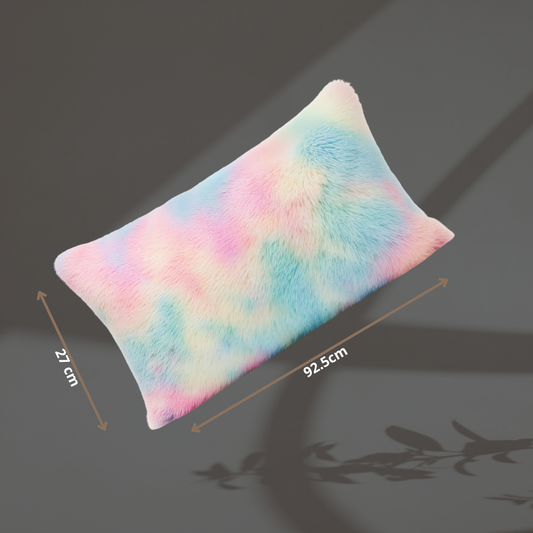 ⭐ Almohada Grande Plush de Pelo Alto (92.5 cm x 27 cm)— Ultra Suave, Extra Larga y Perfecta para Consentirte