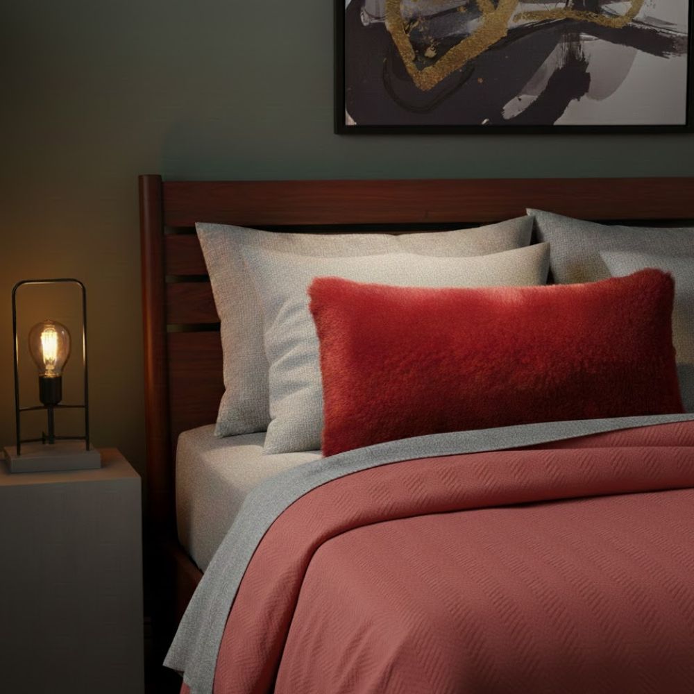 ⭐ Almohada Grande Plush de Pelo Alto (92.5 cm x 27 cm)— Ultra Suave, Extra Larga y Perfecta para Consentirte