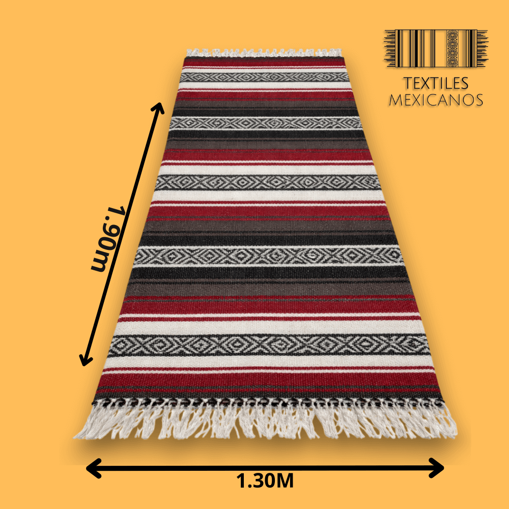 Panama Blanket Multiusos 1.40 x 1.90 m | Cobija Mexicana para Yoga, Hogar y Auto