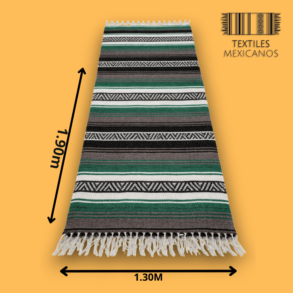 Panama Blanket Multiusos 1.40 x 1.90 m | Cobija Mexicana para Yoga, Hogar y Auto