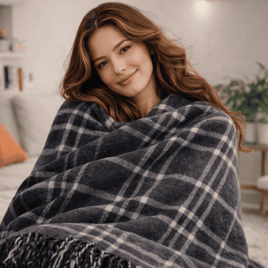 Frazada Home · 50% Lana · 1.60 x 1.90 mts — Calidez moderna para tu hogar