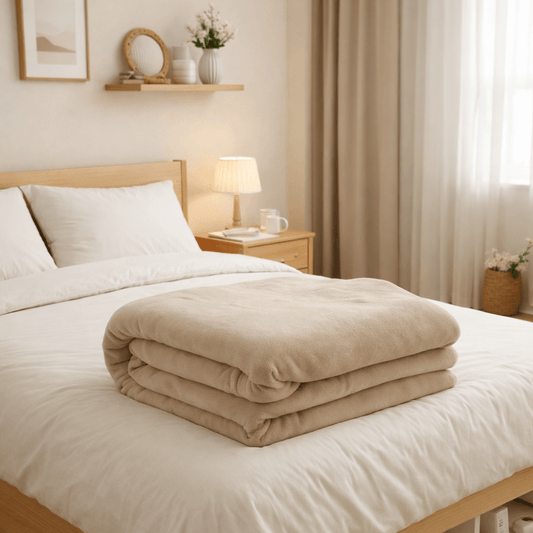 Frazada Flannel Económica Suave y Ligera 1.80 x 2.20 m | Ideal para Uso Diario