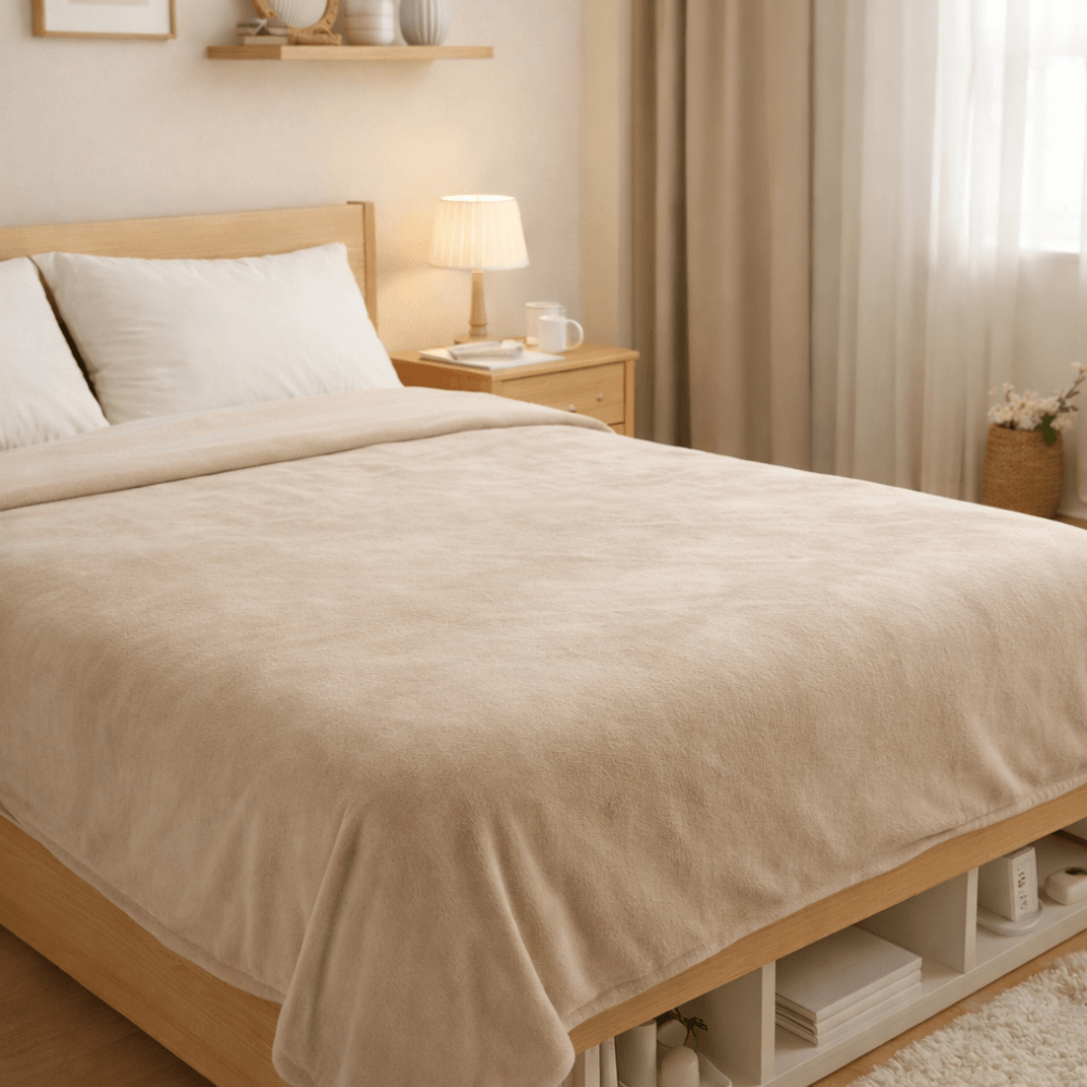 Frazada Flannel Económica Suave y Ligera 1.80 x 2.20 m | Ideal para Uso Diario