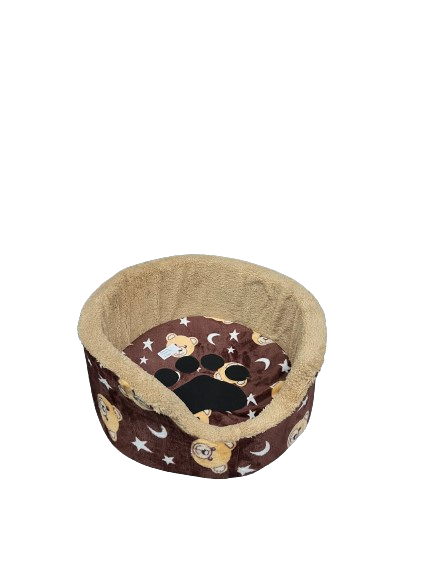 Cama GRANDE afelpada para mascotas FLANEL Lavable, comfortable ligera y resistente (53 x 53 cm)