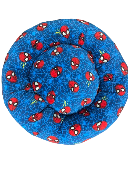 Cama GRANDE ANTIESTRÉS lisa afelpada para mascotas cómoda, fácil de lavar y transportable (73 x 73 cm)