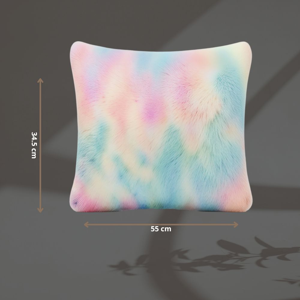 Almohada Plush Estandar de Pelo Alto (34.5 x 55 cm) — Suave, Acolchonada y Perfecta para Decorar