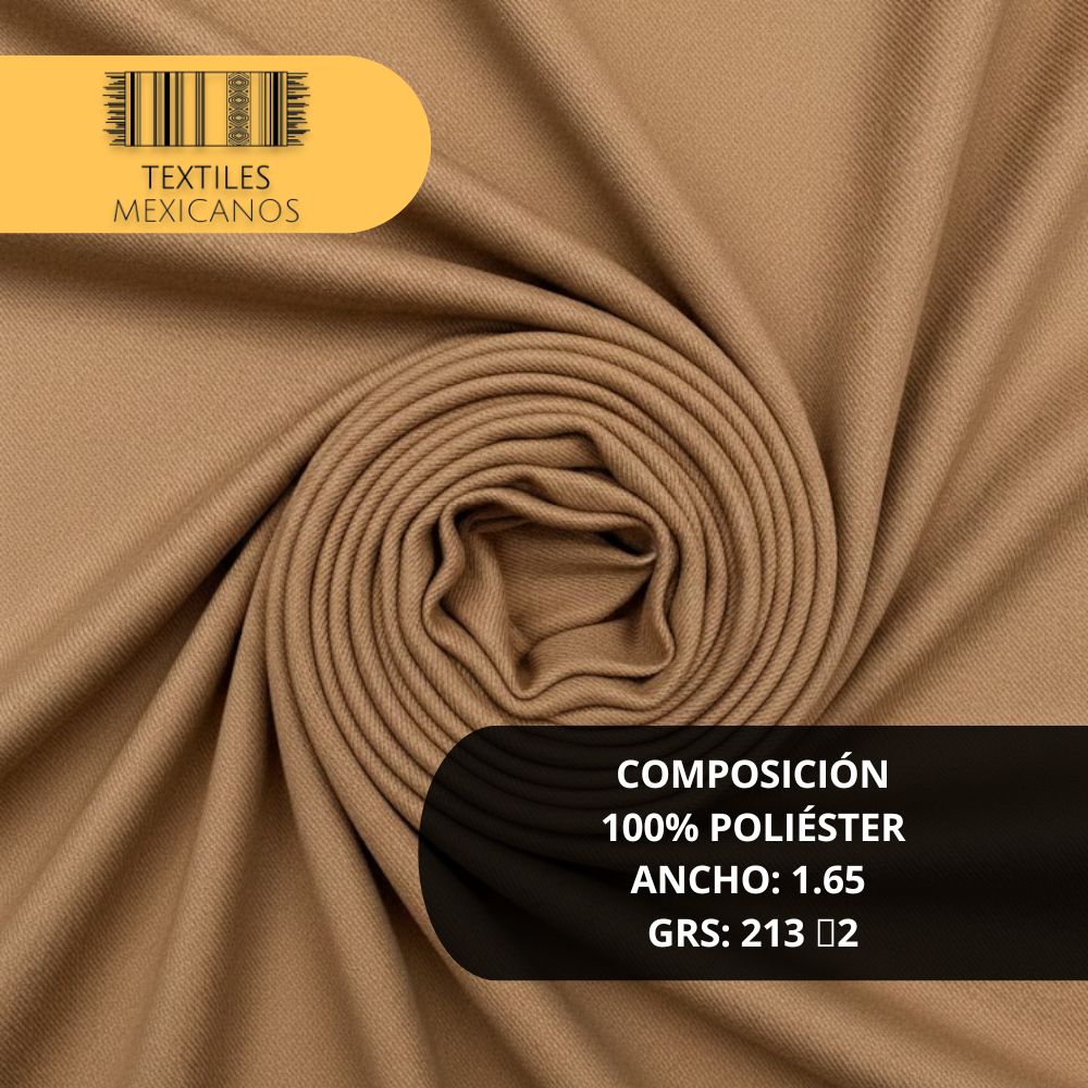 Tela Sarga Paladín 100% Poliéster | Resistente, Durable y Versátil (Ancho 1.65 m | 213 g/m²)