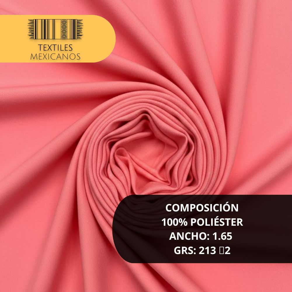 Tela Sarga Paladín 100% Poliéster | Resistente, Durable y Versátil (Ancho 1.65 m | 213 g/m²)