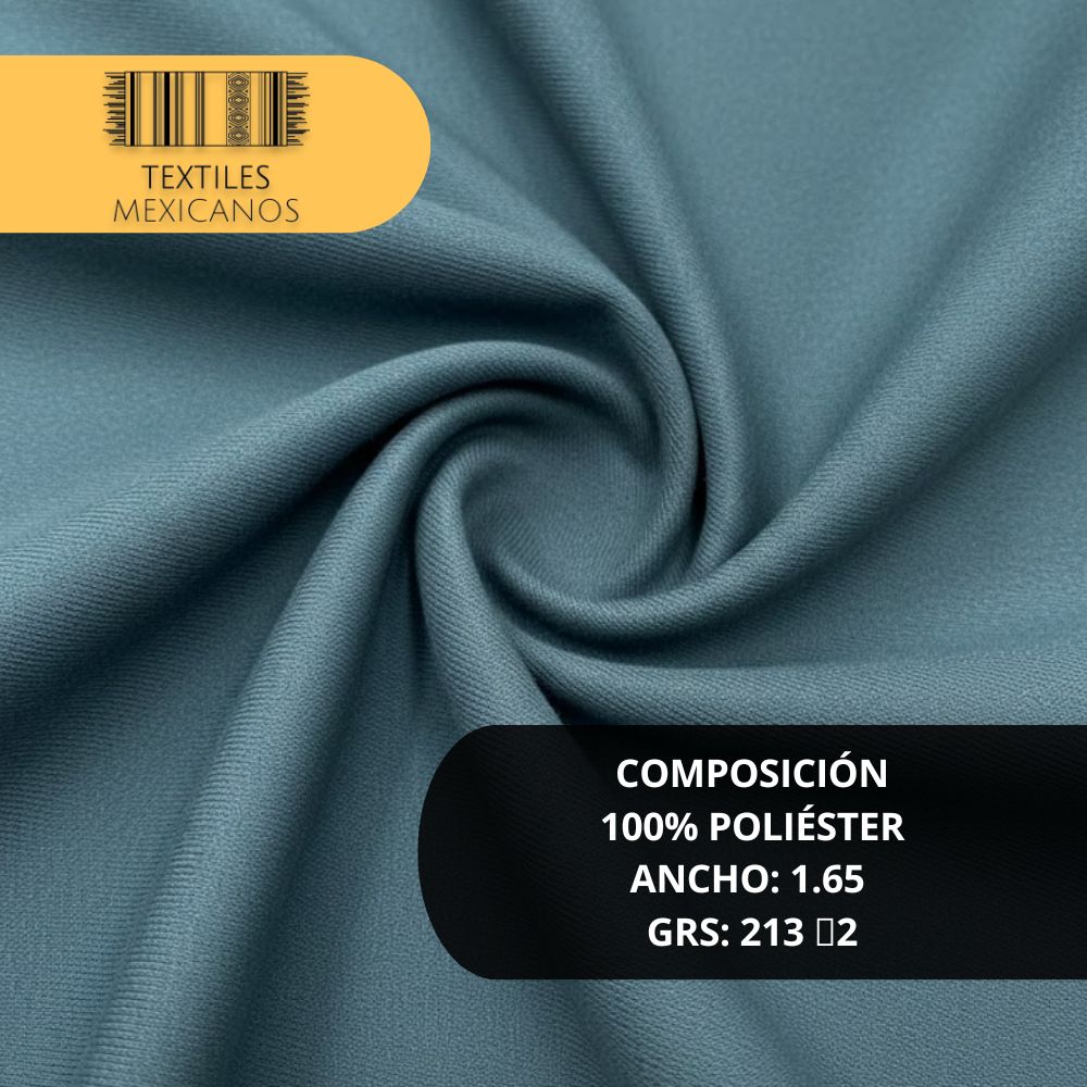 Tela Sarga Paladín 100% Poliéster | Resistente, Durable y Versátil (Ancho 1.65 m | 213 g/m²)