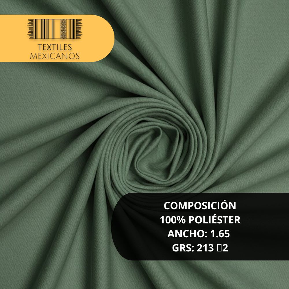 Tela Sarga Paladín 100% Poliéster | Resistente, Durable y Versátil (Ancho 1.65 m | 213 g/m²)