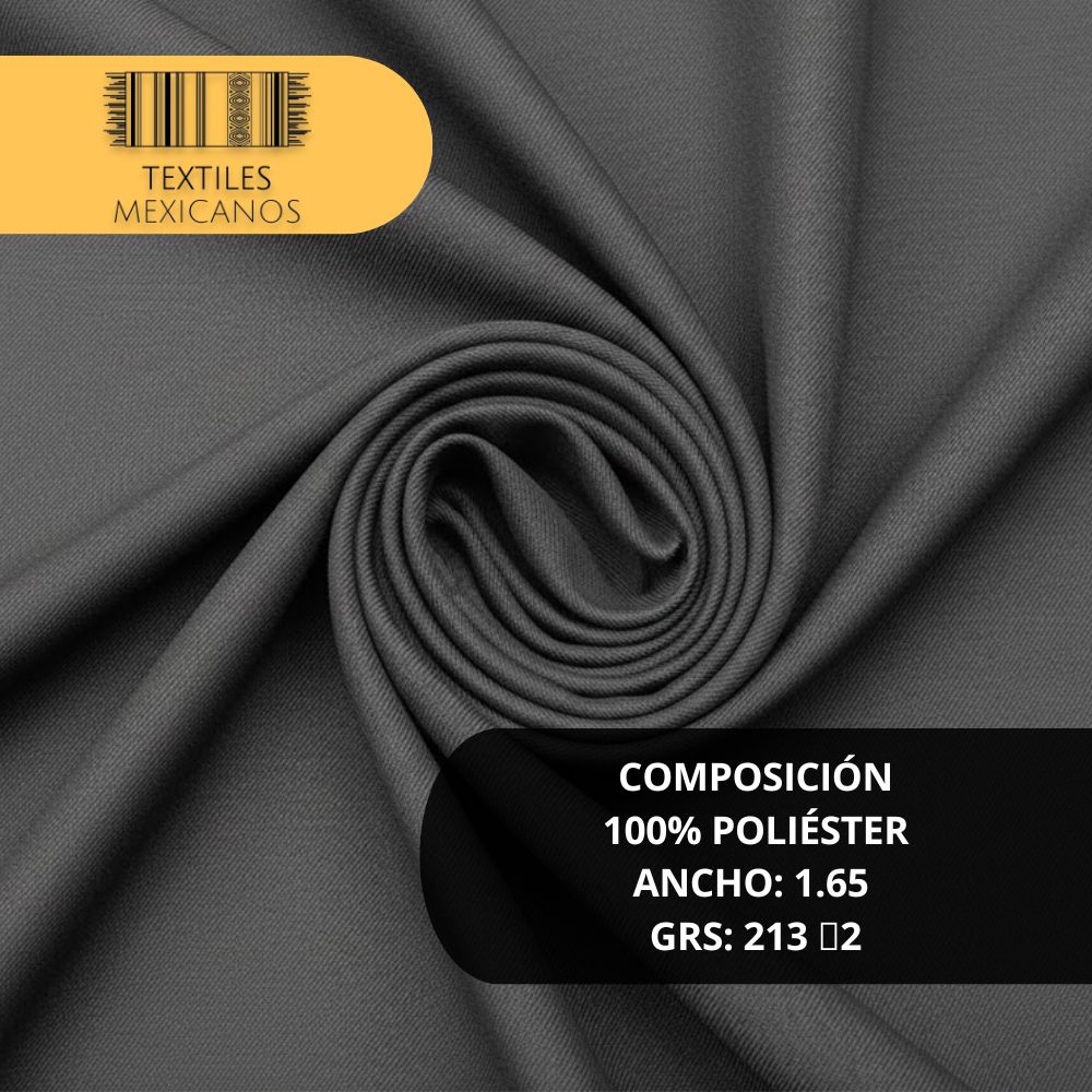 Tela Sarga Paladín 100% Poliéster | Resistente, Durable y Versátil (Ancho 1.65 m | 213 g/m²)