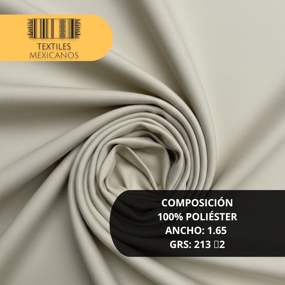 Tela Sarga Paladín 100% Poliéster | Resistente, Durable y Versátil (Ancho 1.65 m | 213 g/m²)