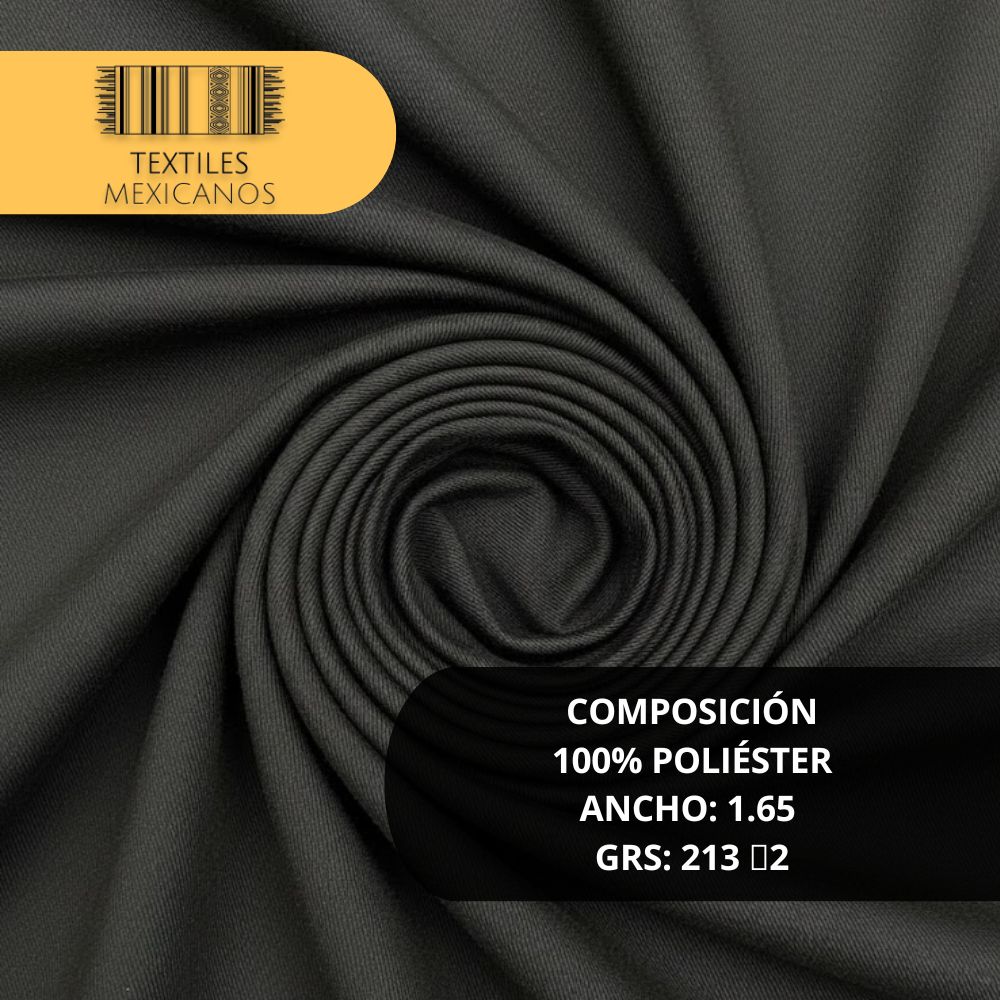 Tela Sarga Paladín 100% Poliéster | Resistente, Durable y Versátil (Ancho 1.65 m | 213 g/m²)