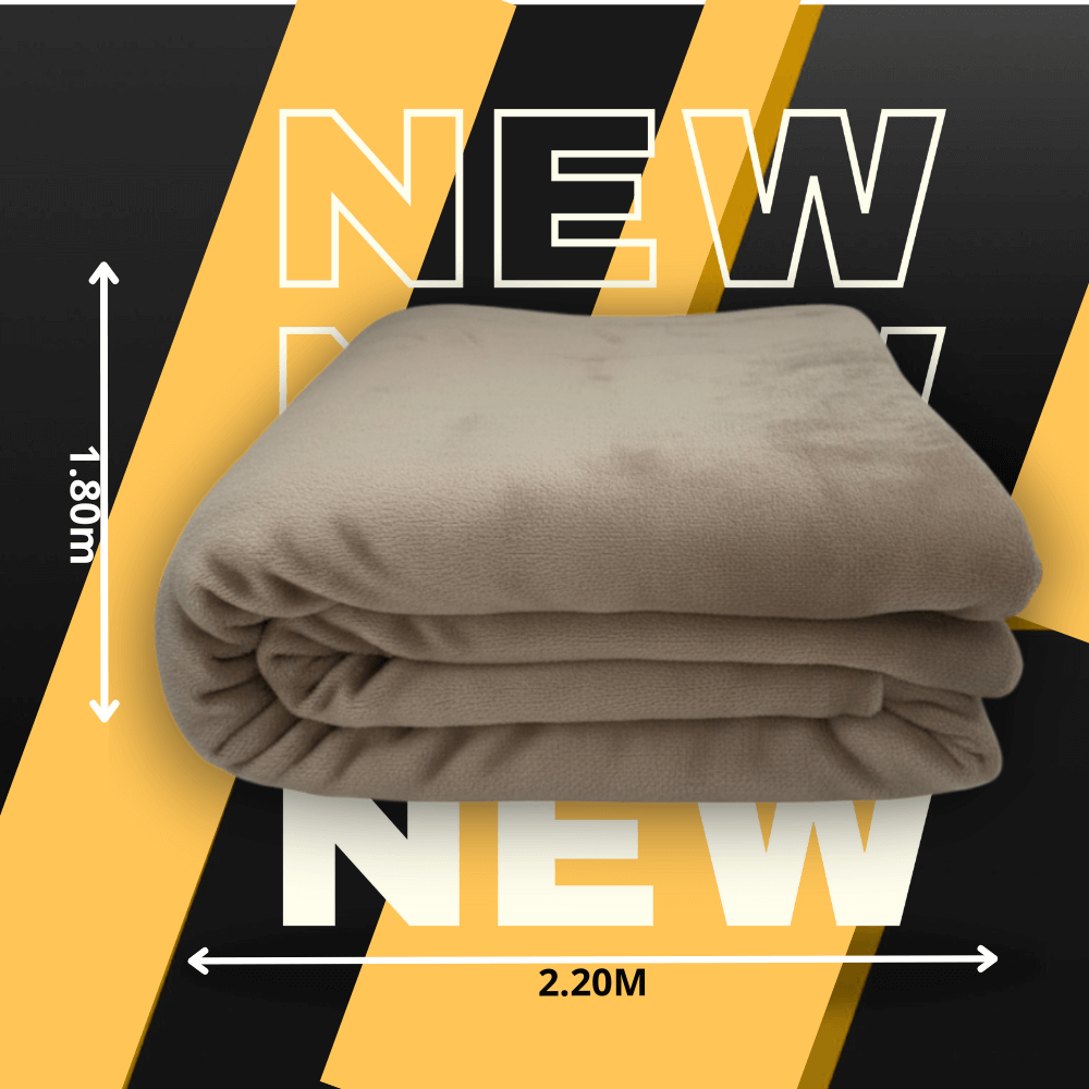 Frazada Flannel Económica Suave y Ligera 1.80 x 2.20 m | Ideal para Uso Diario