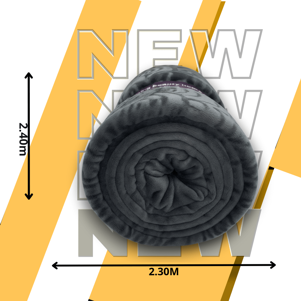 Frazada Flannel Ligera Extra Suave 2.40 x 2.30 m | Ideal para Cama Matrimonial y Queen