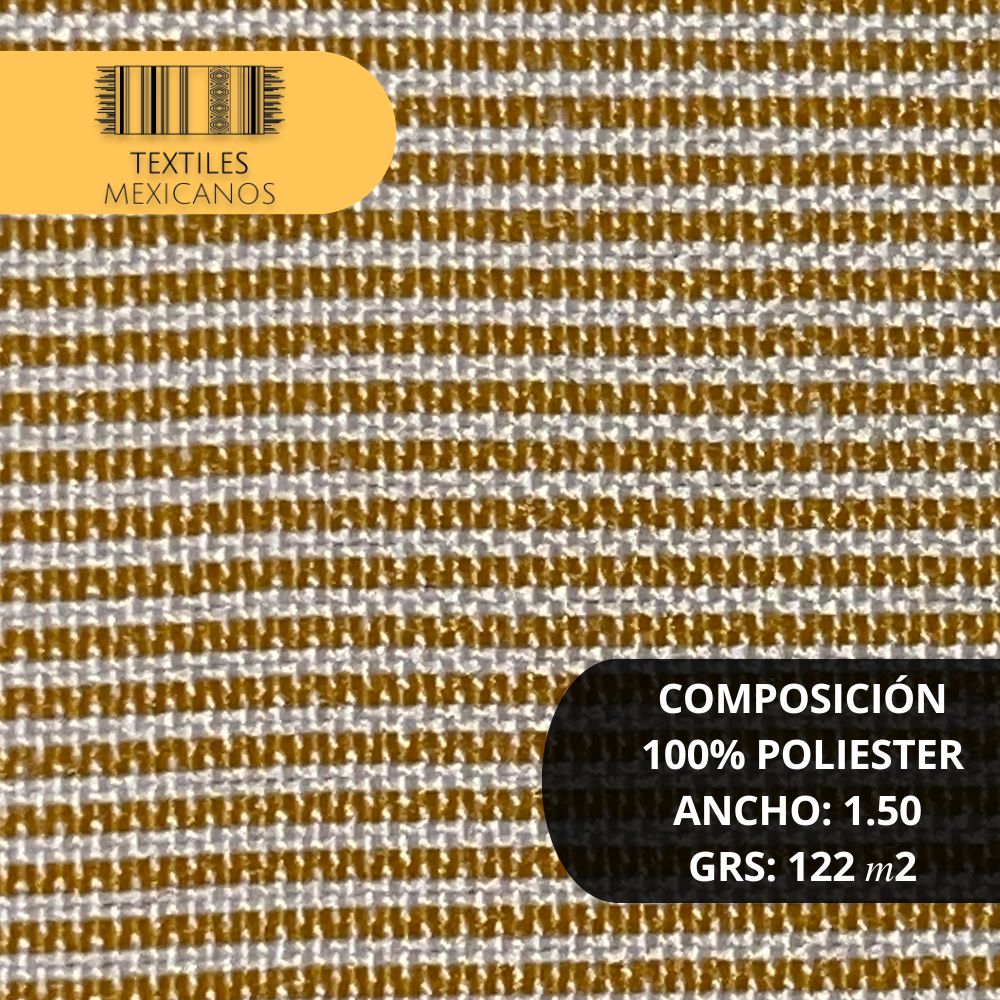 Tela Mil Rayas 100% Poliéster | Ligera, Resistente y Versátil (Ancho 1.50 m | 122 g/m²)