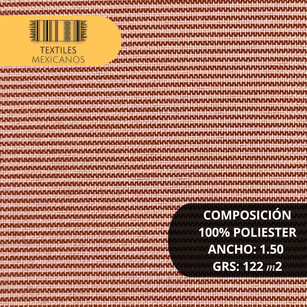Tela Mil Rayas 100% Poliéster | Ligera, Resistente y Versátil (Ancho 1.50 m | 122 g/m²)