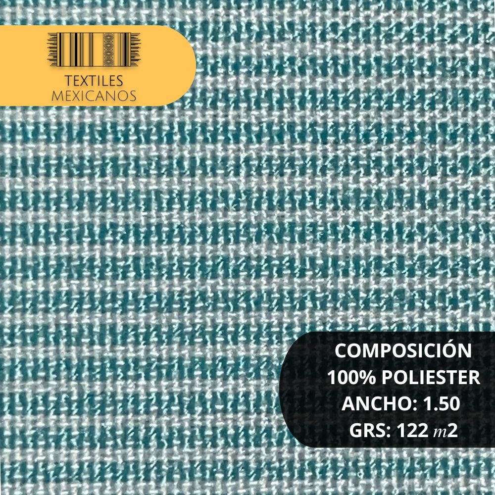 Tela Mil Rayas 100% Poliéster | Ligera, Resistente y Versátil (Ancho 1.50 m | 122 g/m²)