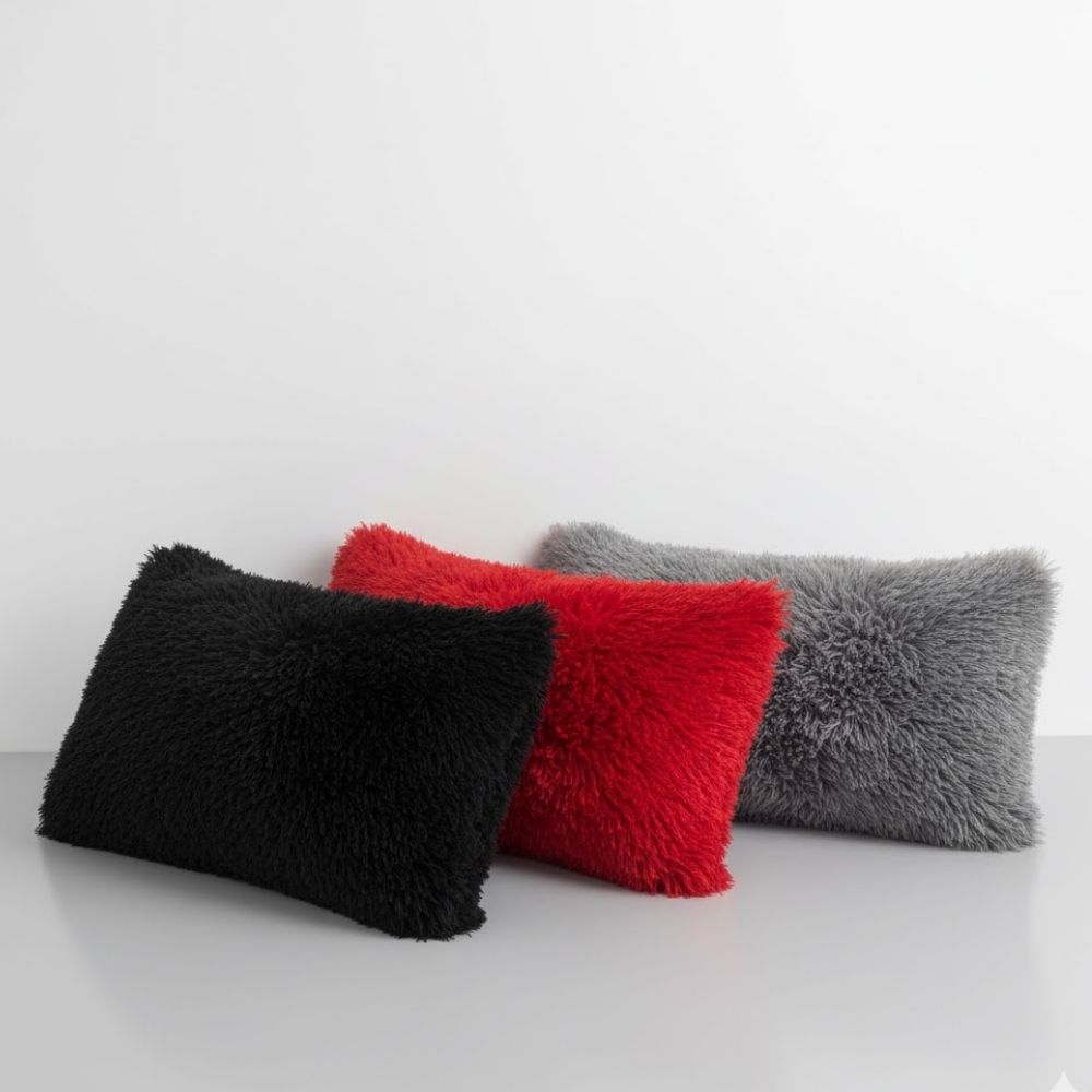 ⭐ Almohada Grande Plush de Pelo Alto (92.5 cm x 27 cm)— Ultra Suave, Extra Larga y Perfecta para Consentirte