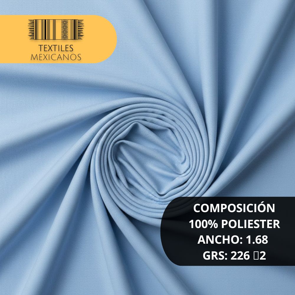 Tela Tergal 100% Poliéster | Resistente, Durable y Versátil (Ancho 1.68 m | 226 g/m²)