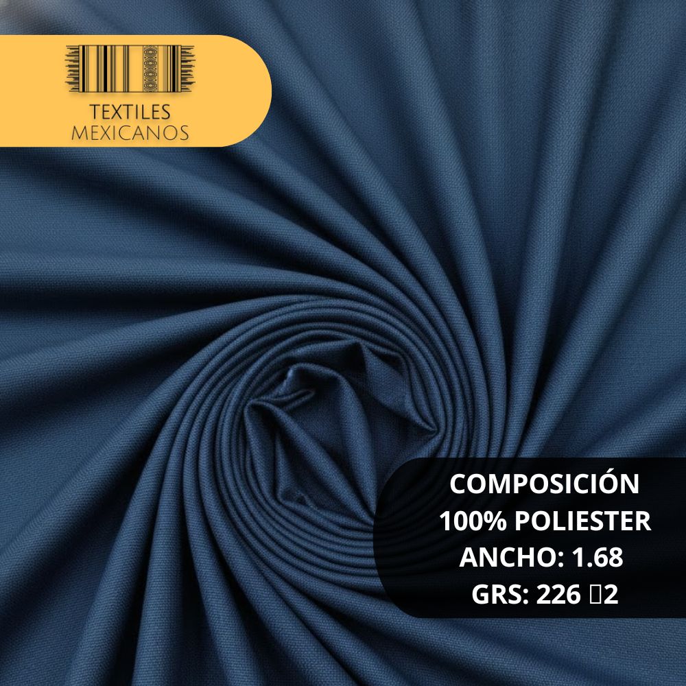 Tela Tergal 100% Poliéster | Resistente, Durable y Versátil (Ancho 1.68 m | 226 g/m²)