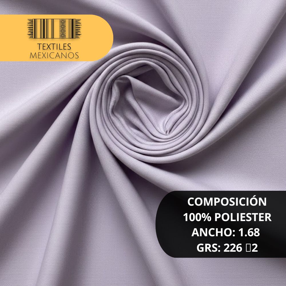 Tela Tergal 100% Poliéster | Resistente, Durable y Versátil (Ancho 1.68 m | 226 g/m²)