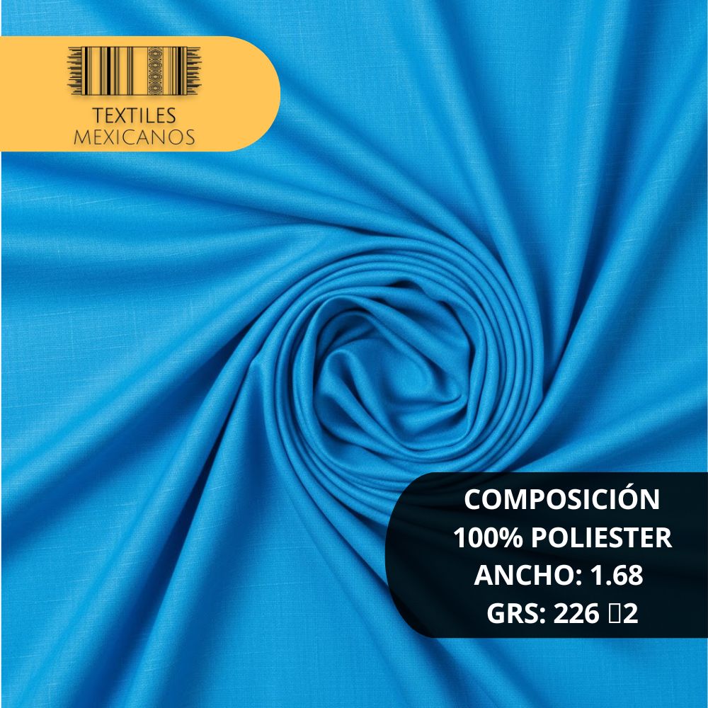 Tela Tergal 100% Poliéster | Resistente, Durable y Versátil (Ancho 1.68 m | 226 g/m²)