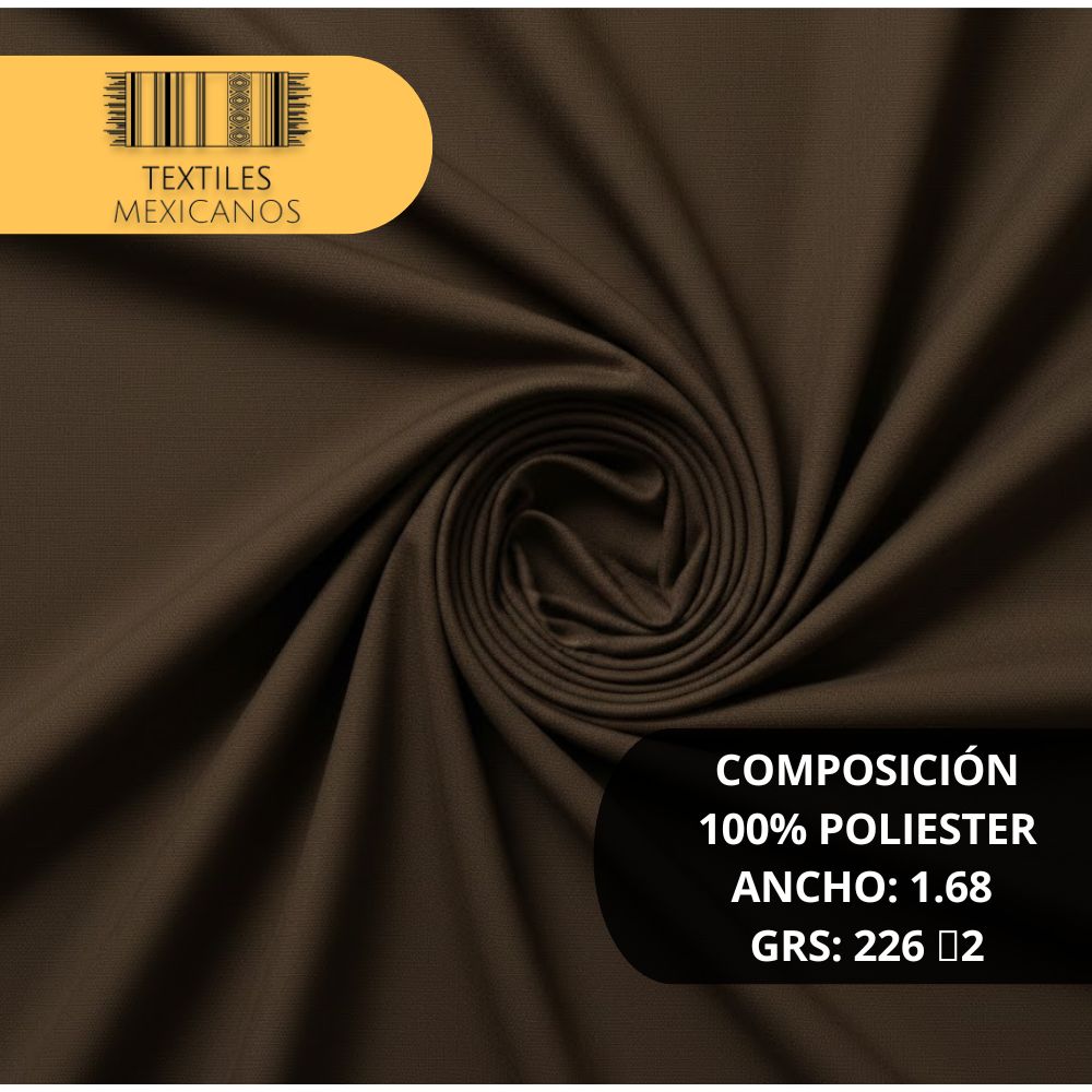 Tela Tergal 100% Poliéster | Resistente, Durable y Versátil (Ancho 1.68 m | 226 g/m²)