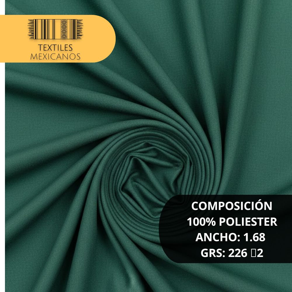 Tela Tergal 100% Poliéster | Resistente, Durable y Versátil (Ancho 1.68 m | 226 g/m²)